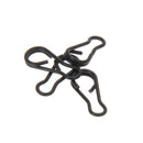50 x Small Multi Clips Carp Fishing Tackle Quick Change Swivels Rigs Links