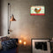 Home Weatherproof Retro Chic Chicken Sign Iron Painting Wall Drawing Templates