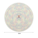 Round Table Mats Coasters Handmade Woven Insulation Pads (Colorful 18cm)