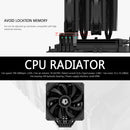 Hydraulic Bearing 7 Heat-pipes CPU Cooler Fan for AMD Intel 4P Radiator Heatsink