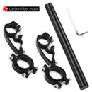 WEST BIKING Bike Handlebar Extension Phone Holder Bracket (Carbon Fiber) Newly