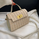 Straw Shoulder Crossbody Bag Women Summer Beach Woven Small Handbag Ladies Purse