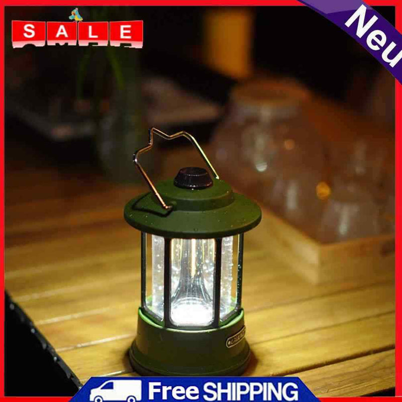 LED Outdoor Camping Lantern Rechargeable Tent Light Waterproof Lamp to Wa