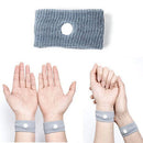 2x Sports Safety Wrist Support Band Anti Motion Sickness Wristbands (Grey)
