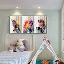 3 Zebra Oil Paint By Number DIY Animal Picture Home Decoration Gift Color Panels