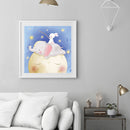 5D DIY Diamond Painting Baby Elephant Full Round Drill Mosaic Art Picture Decor