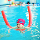 Swimming Pool Noodle Foam Hollow Water Float Aids Woggle Noodles (Red)