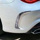 Plastic Rear Bumper Vent Canards for Mercedes-Benz W117 CLA 200 250 45 AMG 14-18
