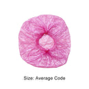 100pcs Portable Disposable Caps Women Men Bath Caps for Traveling (Pink) Newly