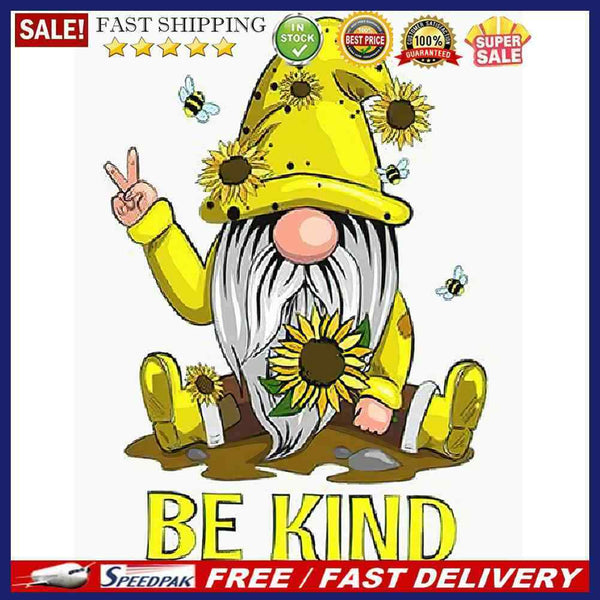 40x50cm DIY Oil Paint By Numbers Gnome Hand Painted Picture Wall Craft Kit De