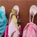 Storage Rack Holder Self-adhesive Clasps Hooks Wall Hook Clothes Hanger