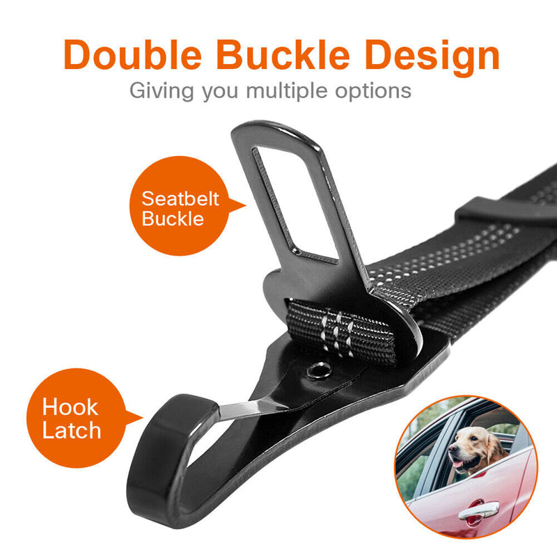 Pet Dog Car Seat Belt Harness Adjustable Lead Traction Rope (Multifunction)