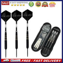 3x Steel Tip Aluminum Shaft Darts with Storage Box for Indoor Dartboard Gam