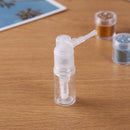 Empty Transparent Plastic Spray Bottle Makeup Powder Container Travel Sprayer