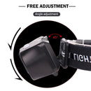 Hiking USB Rechargeable COB LED Glare Headlight Head Lamp Fishing Lighting