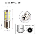 DRL White Brake 150° 1156 BAU15S PY21W LED Tail Lights Turn Signal Bulbs