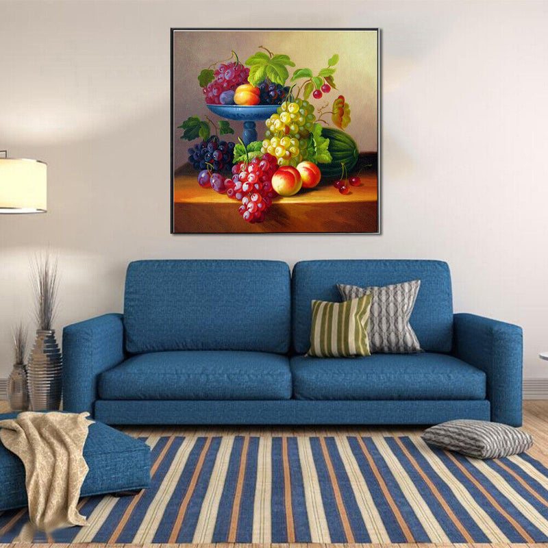 Fruits Grape 5D Diamond DIY Painting  Kit Home Decor Craft Newly