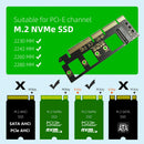 M.2 NVME SSD to PCIE X4 Adapter PCIE X16/X8/X4 Support M-Key M.2 NVME PC Card