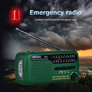 Emergency Outdoor Radio Rechargeable Solar Hand Crank Radio Built-in Speaker