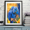 Macaw Oil Painting By Numbers Canvas Art Drawing Kit DIY Home Bedroom Decor