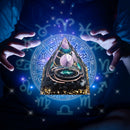 Orgonite Pyramid Healing Crystals Chakra Meditation Stones (Sagittarius) Newly