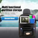 Car Backseat Organizer with Foldable Table Auto Seat Back Protector (Black)