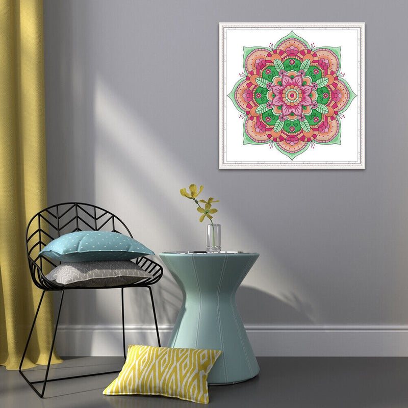 14CT Stamped Cross Stitch Kit Ethnic Style Canvas DIY Needlework (J495)