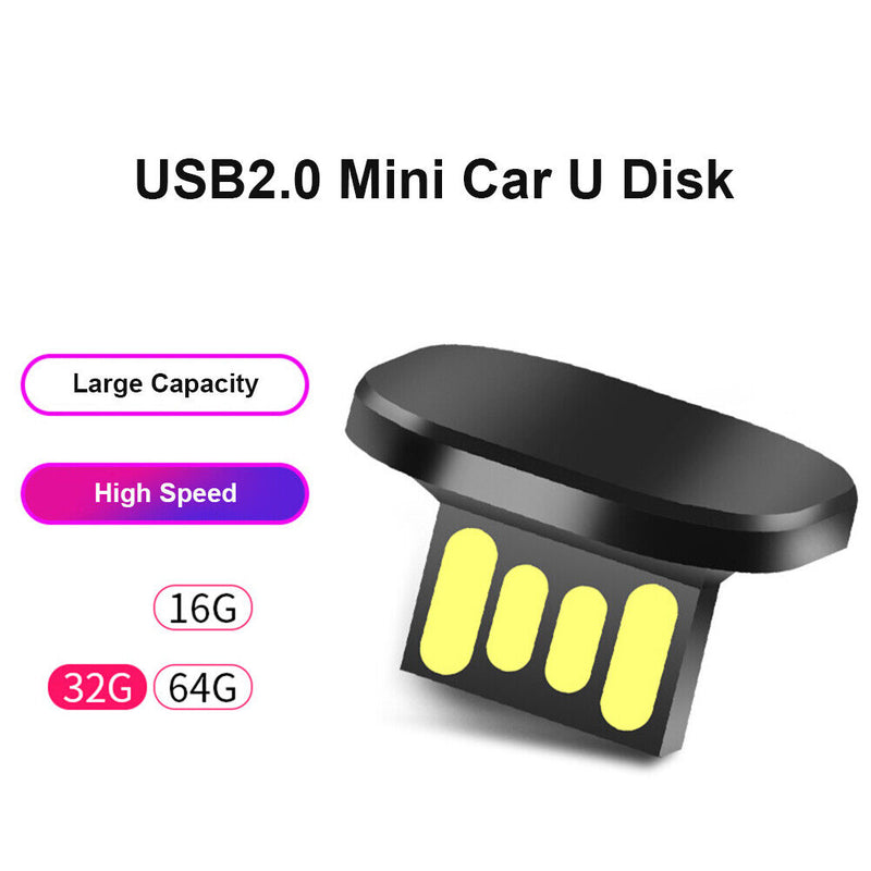 Car USB2.0 Mini Flash Disk Pendrive Auto SUV Waterproof USB Drives (32GB)