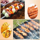 Grilling Skewers Set Metal BBQ Skewers Stainless Steel BBQ Skewers BBQ Sticks