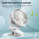 #A Quiet Clip-on Desktop Fan Mini Handheld USB Fans for Student Dormitory Office