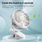 #A Quiet Clip-on Desktop Fan Mini Handheld USB Fans for Student Dormitory Office