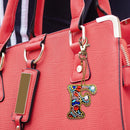 DIY Key Chain Diamond Painting Letters Women Bag Keyring Pendant Gift (F) Newly