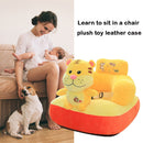 Baby Sofa Cover Soft Washable Sit Seat Chairs No Filler Cradle (Tiger) Newly
