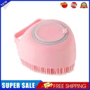 Soft Pet Dog Bath Shower Shampoo Brush SPA Massage Clean Scrubber (Pink)