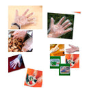100 Disposable PE Garden Home Restaurant BBQ Plastic Multifuction Gloves