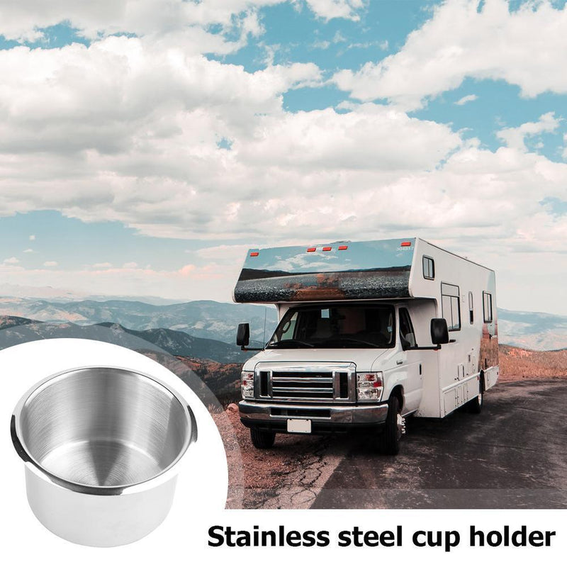 1pc Stainless Steel Cup Drinking Holder for Marine Boat Car Truck Camper