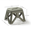 Outdoor Portable Folding Stool Campstool for Adults Children (Army Green)