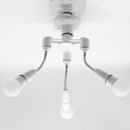 3 in 1/4 in 1/5 in 1 E27 to E27 Base Socket Splitter LED Light Lamp Bulb(A) UK