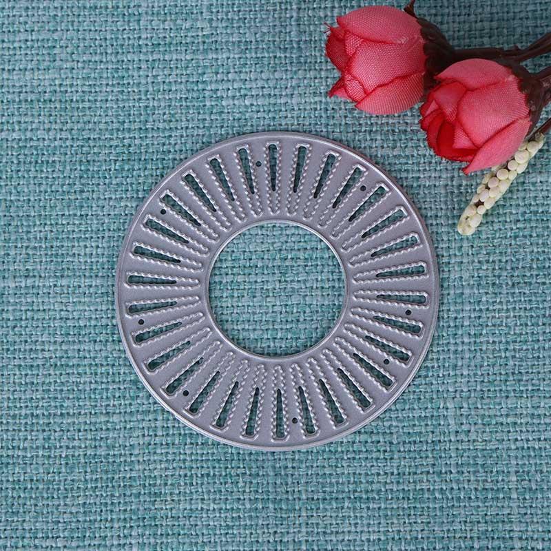 Metal Circle Ring Cutting Dies Stencils DIY Scrapbooking Album Dairy Decor