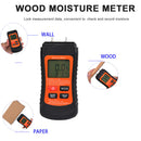 Paper Wall Wood Humidity Tester Hygrometer Two Pins Timber Damp Moisture Meter