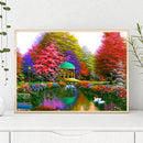 5D DIY Full Drill Diamond Painting Colorful Trees Cross Stitch Embroidery Decor