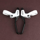 1 Pair Aluminum Bicycle Brake Levers Mountain Bike Brake Handles(White) Newly
