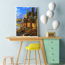 Diamond Painting River House Full Round Drill Picture of Rhinestone DIY Drawing
