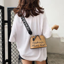Women Leather Shell Wide Shoulder Strap Retro Messenger Bag (Light Brown)