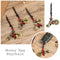 Emperors Coins Pendant Car Key Rings Keyring Money Bag Keychain Chinese Brass