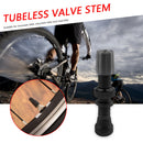 44mm American Valve for MTB Road Bike Aluminum Tubeless Valve Stem (Black)