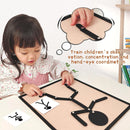 Children Montessori Shape Game Stick Learning Preschool Educational Toys Kids`