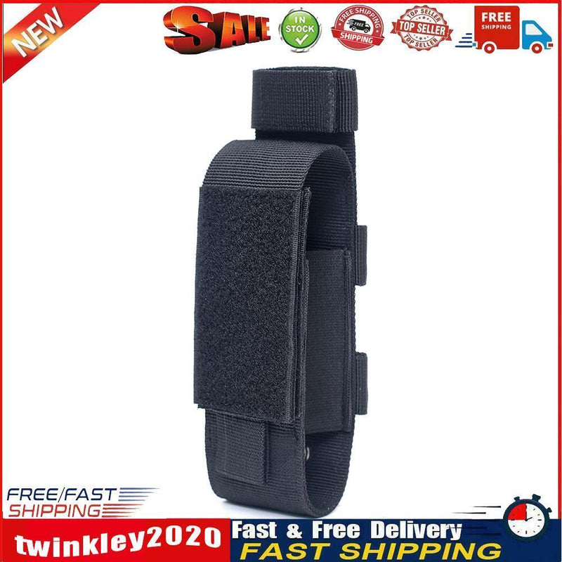 Tourniquet Bag Nylon Flashlight Holster Molle Pouch for Outdoor (Black) Newly