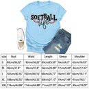 Independence Day Print Softball Letter Tea T-Shirt (Blue XL)