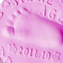 20g Baby Care Hand Foot Inkpad Soft Clay Washless Footprint Mud (Pink) Newly